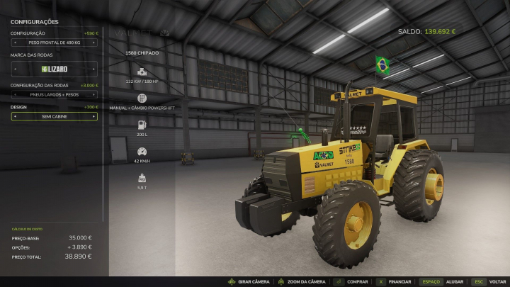 fs25-mods,  Valmet 1280/1580 chipped V1.0
