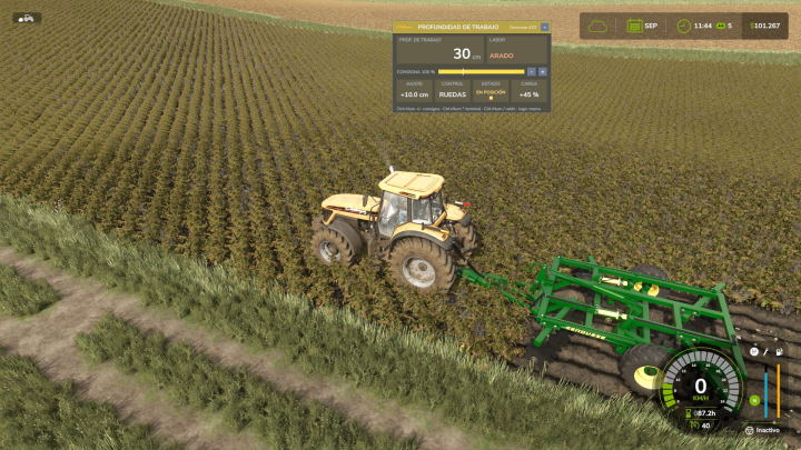 fs25-mods,  Variable Working Depth V1.0
