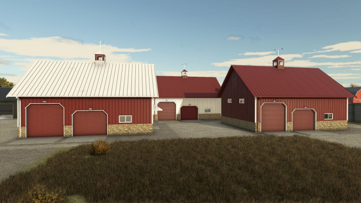 fs25-mods, Workshop With Post Lifts V1.0