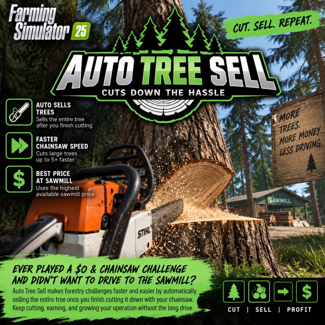 Instant Tree Sell & Fast Chainsaw V1.0.0.0