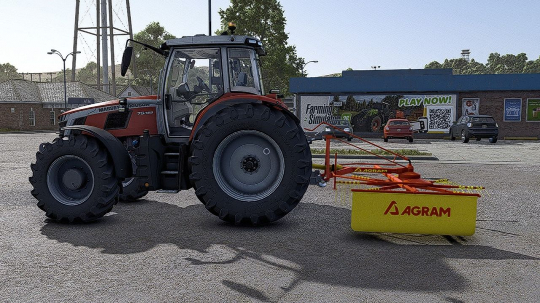 Agram Mounted Single-Rotor Windrower V1.0