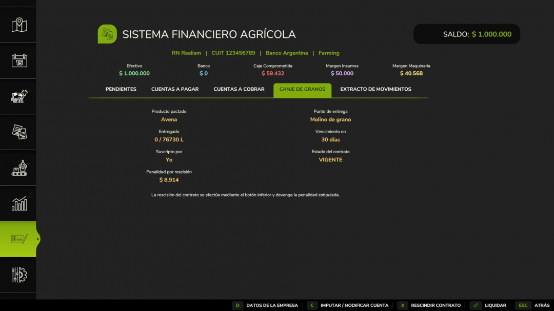 Agricultural Financial System V1.0.2