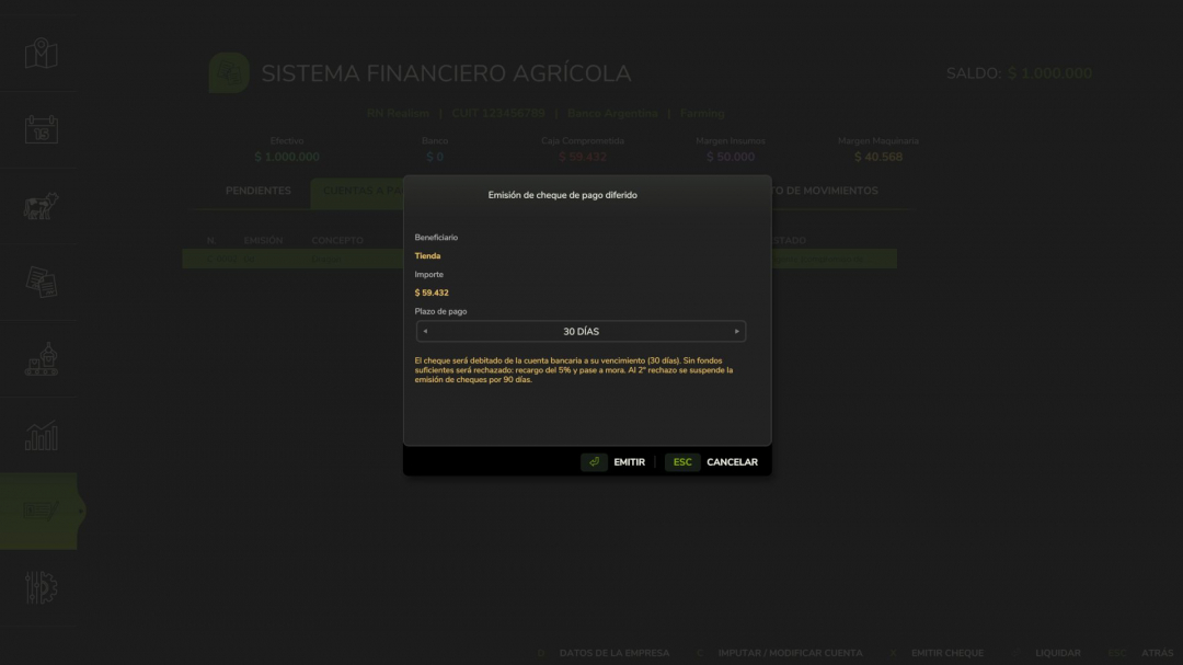 Agricultural Financial System V1.0.2