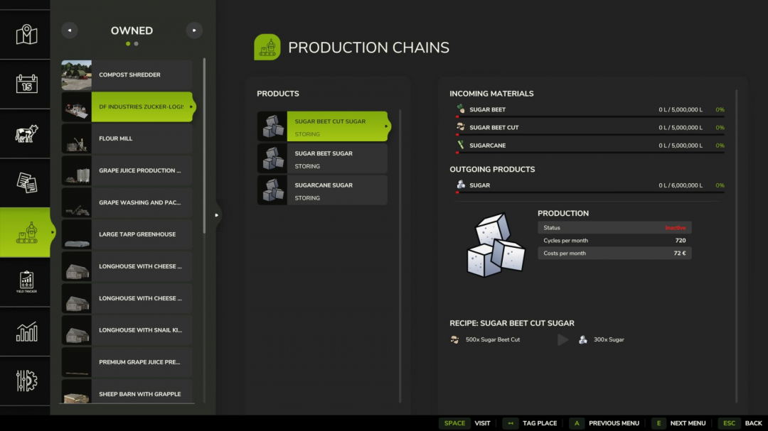 DF Industries Sugar Logistics Center M36 (Weighing & Production) V1.0
