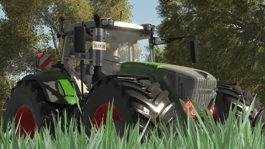 Daytime running lights for the Fendt S4 (Prefab) V1.0
