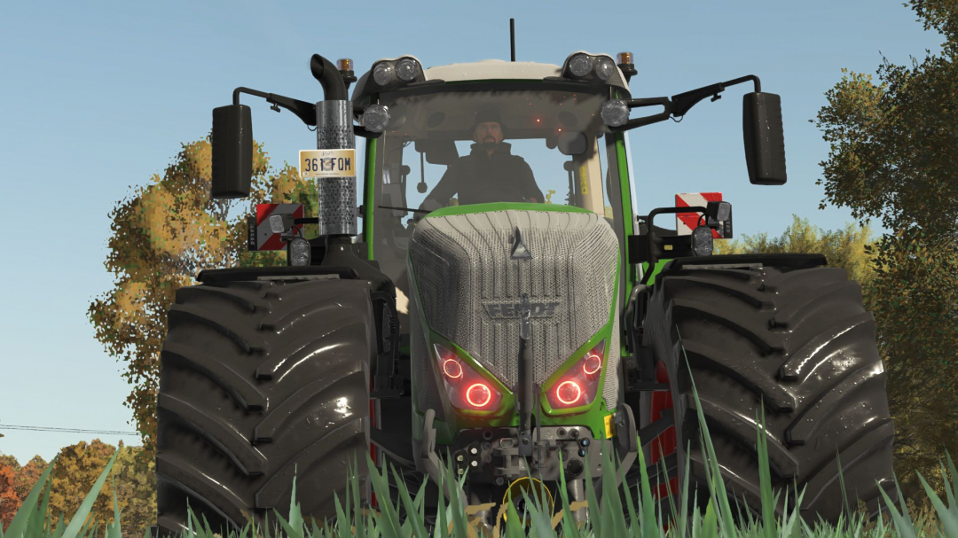 Daytime running lights for the Fendt S4 (Prefab) V1.0