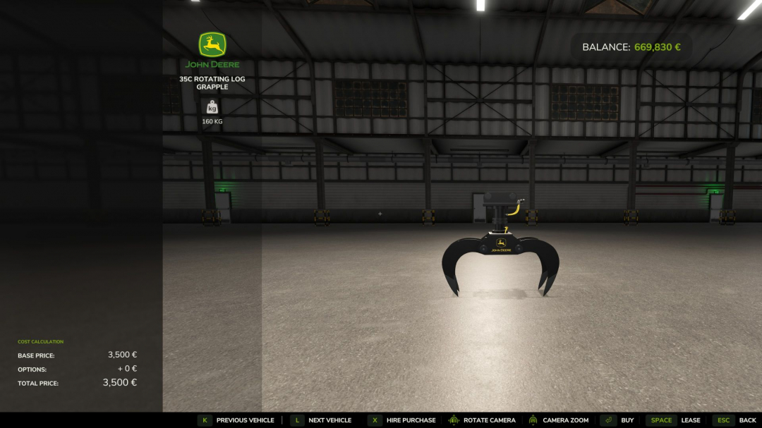 John Deere 35C ZTS Mini Excavator V1.0.0.2