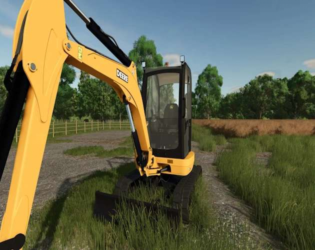 John Deere 35C ZTS Mini Excavator v1.0