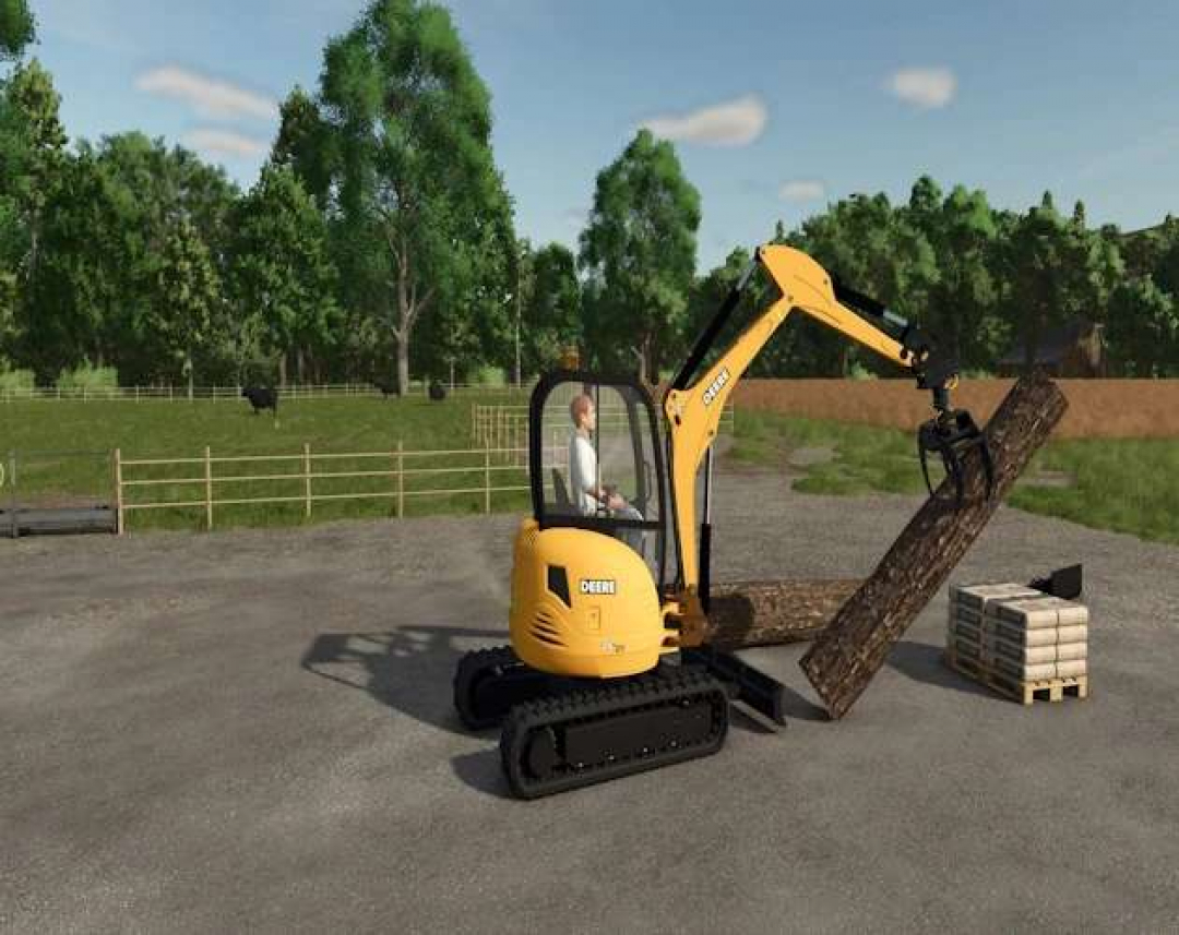 John Deere 35C ZTS Mini Excavator v1.0