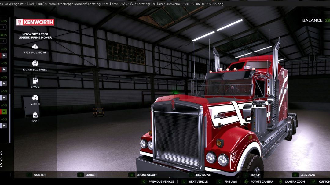 Kenworth T900 Legend V1.1