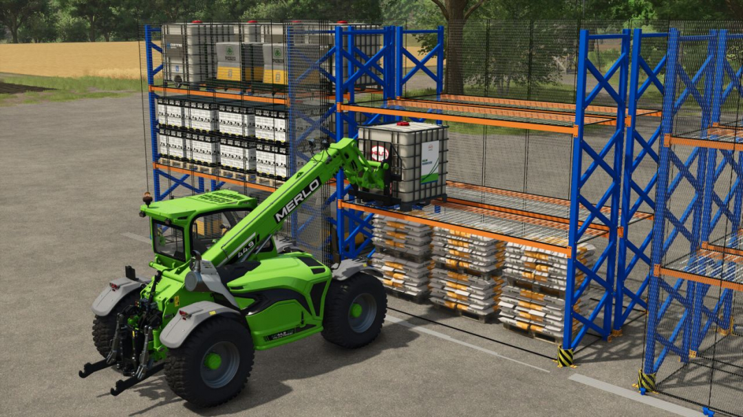 Pallet Racking With Safety Grilles V1.0