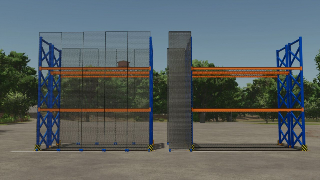 Pallet Racking With Safety Grilles V1.0