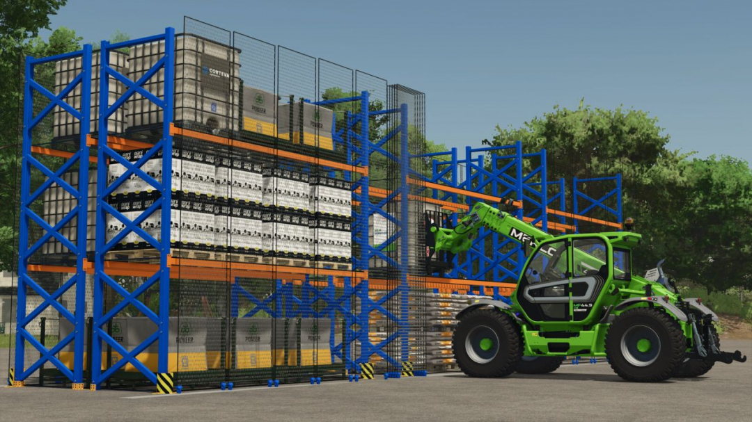 Pallet Racking With Safety Grilles V1.0