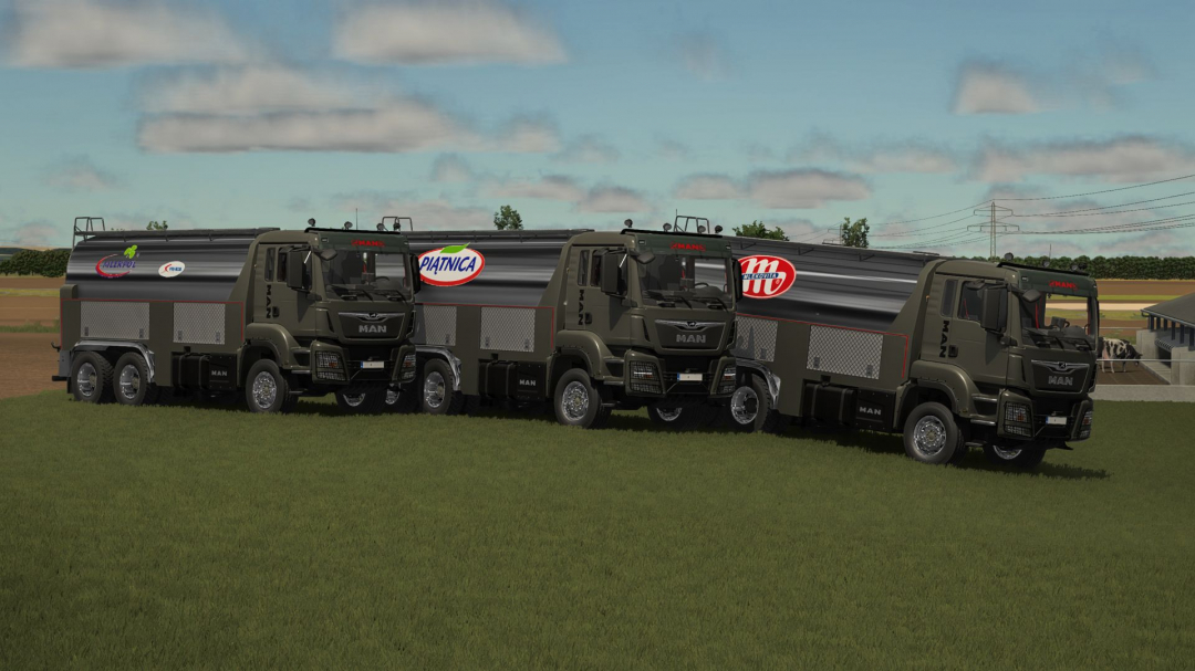 Polish dairy companies trucks V1.0