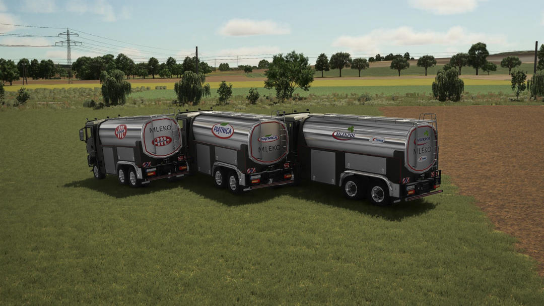 Polish dairy companies trucks V1.0