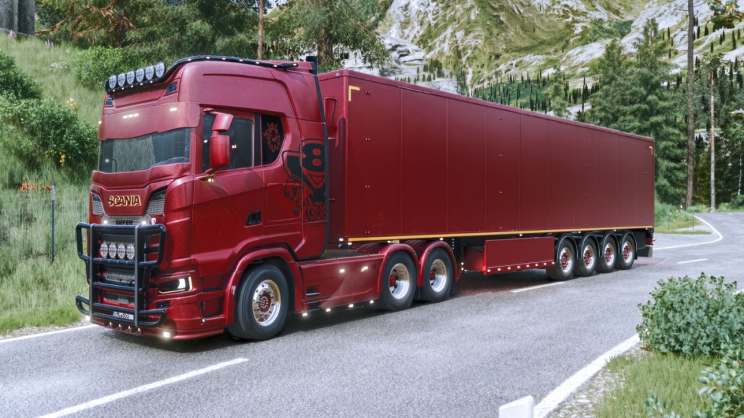 STAS Walking floor trailer V1.2
