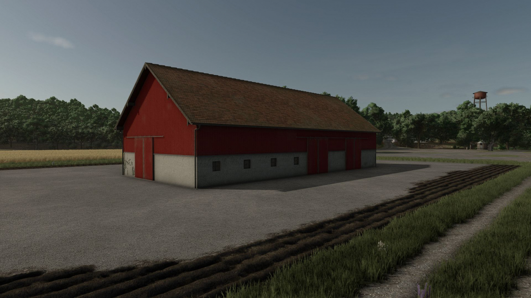 Swedish machine hall with hayloft V1.0