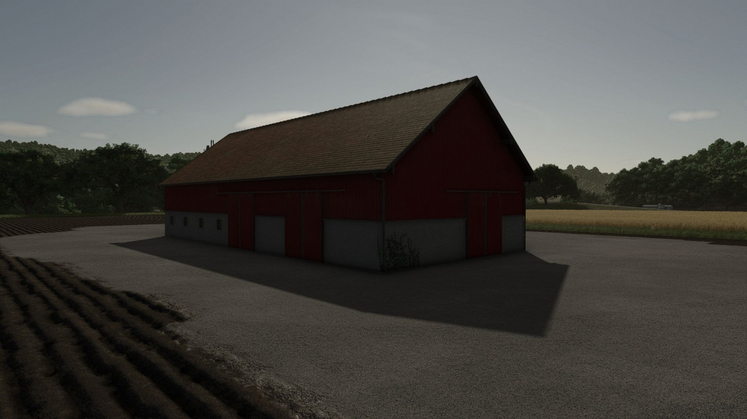 Swedish machine hall with hayloft V1.0
