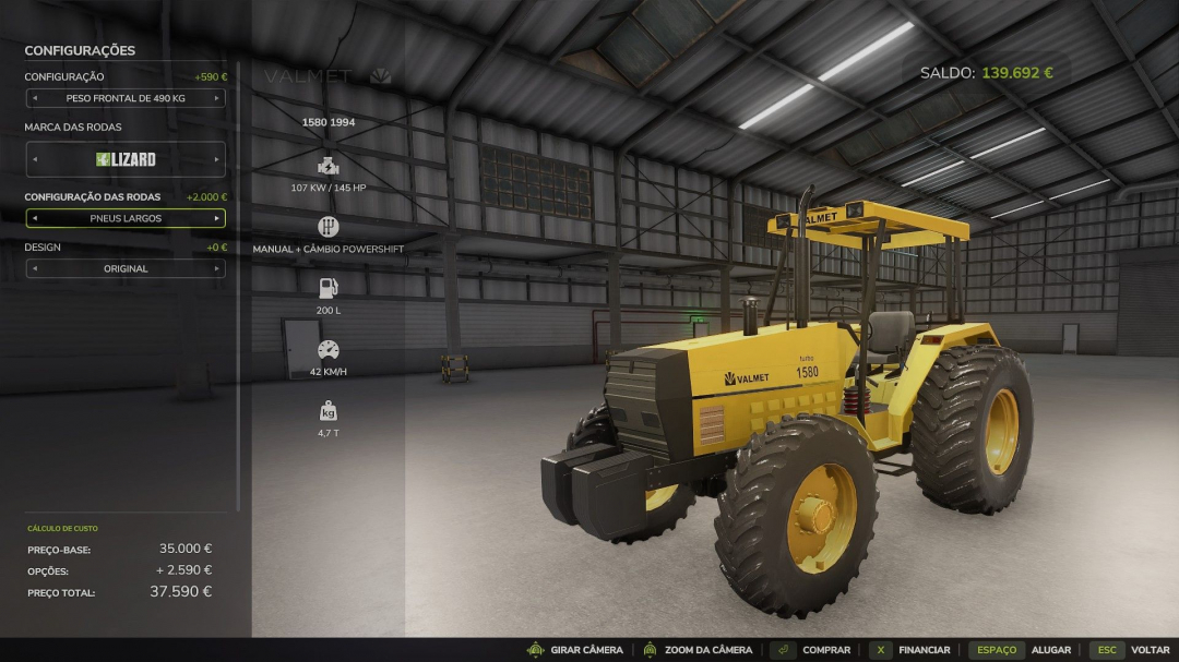 Valmet 1280/1580 1994 V1.0