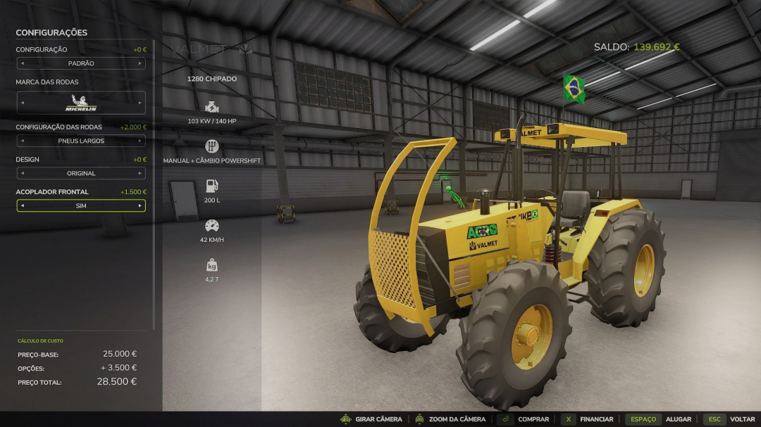 Valmet 1280/1580 chipped V1.0