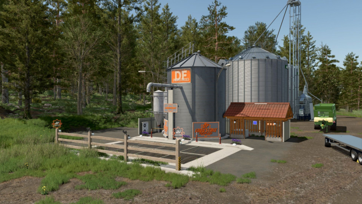 fs25-mods,  DF Industrie Central Warehouse (with clothing trigger) v1.1