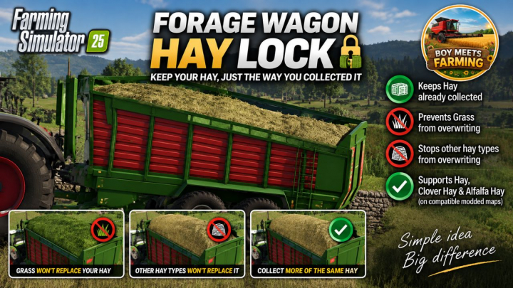 fs25-mods,  Forage Wagon Hay Lock BETA 2 v0.1.0.5