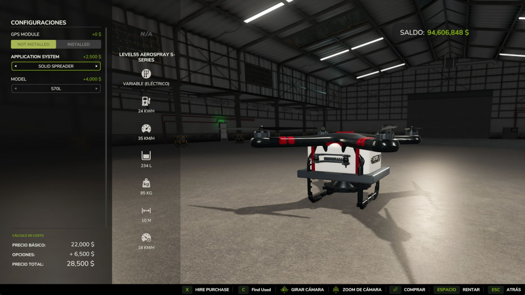 Agro Drone – AeroSpray S70L V1.2.0.2
