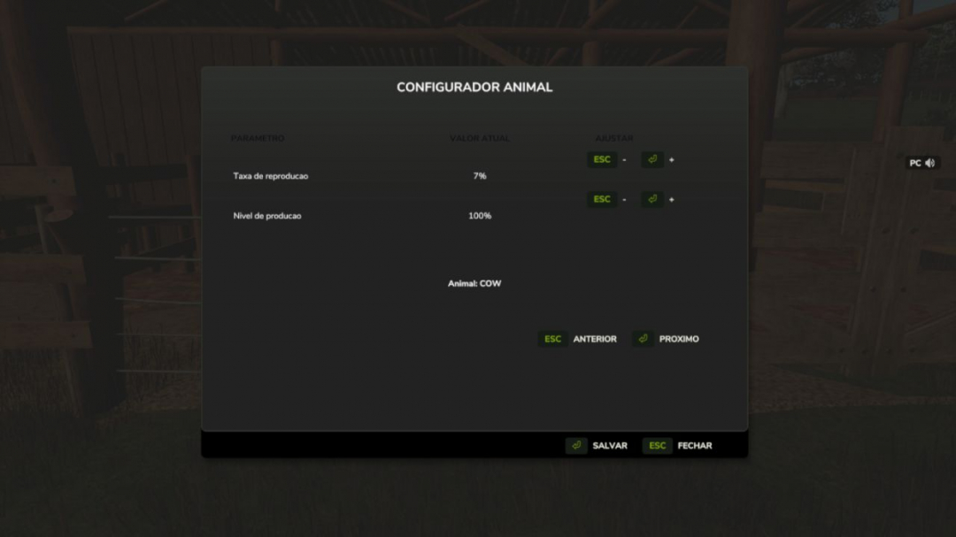 Configurable Animal Reproduction V1.0