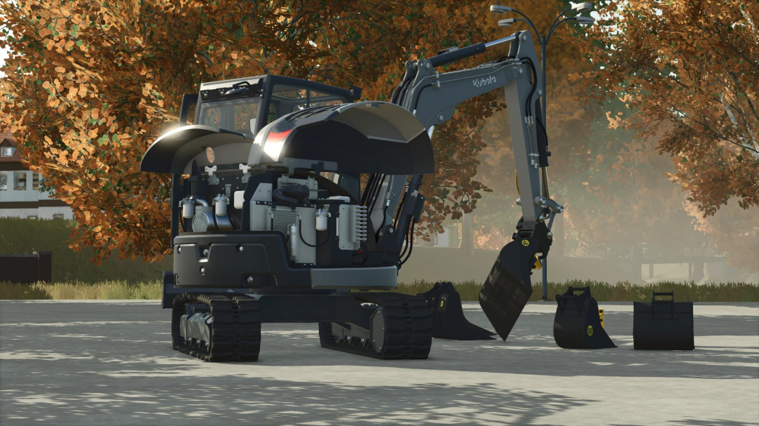 Kubota u-50 + Becko bucket pack v1.0
