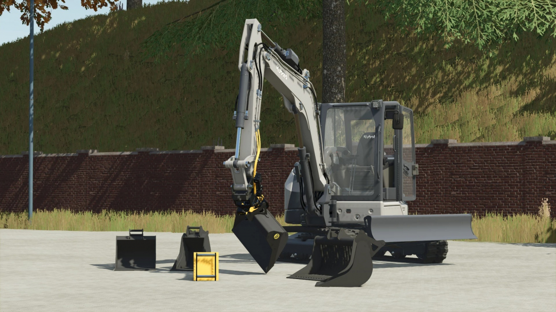 Kubota u-50 + Becko bucket pack v1.0