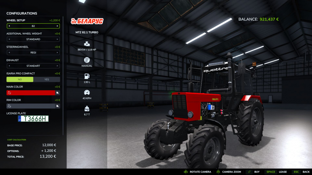 MTZ 82.1 Turbo V1.2