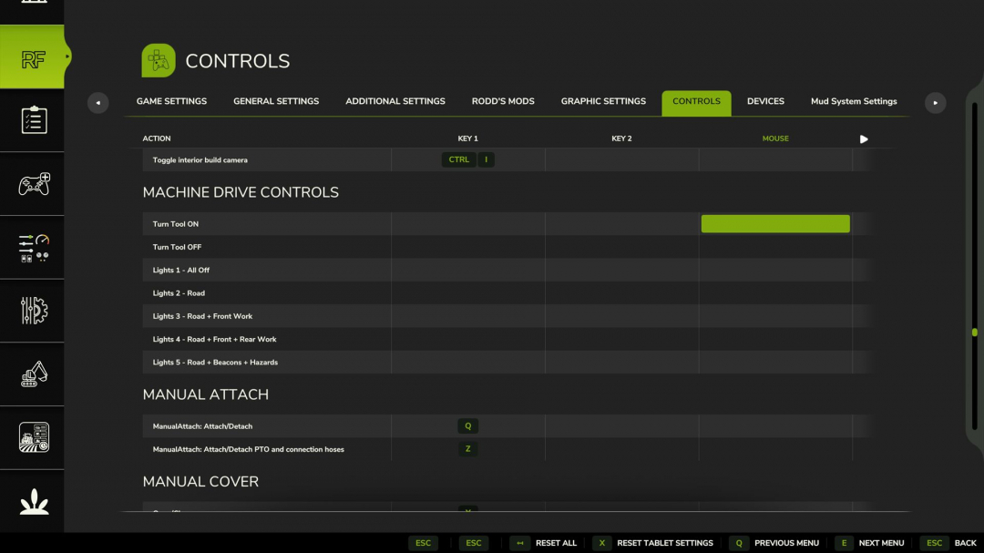 Machine Drive Controls V1.0.1