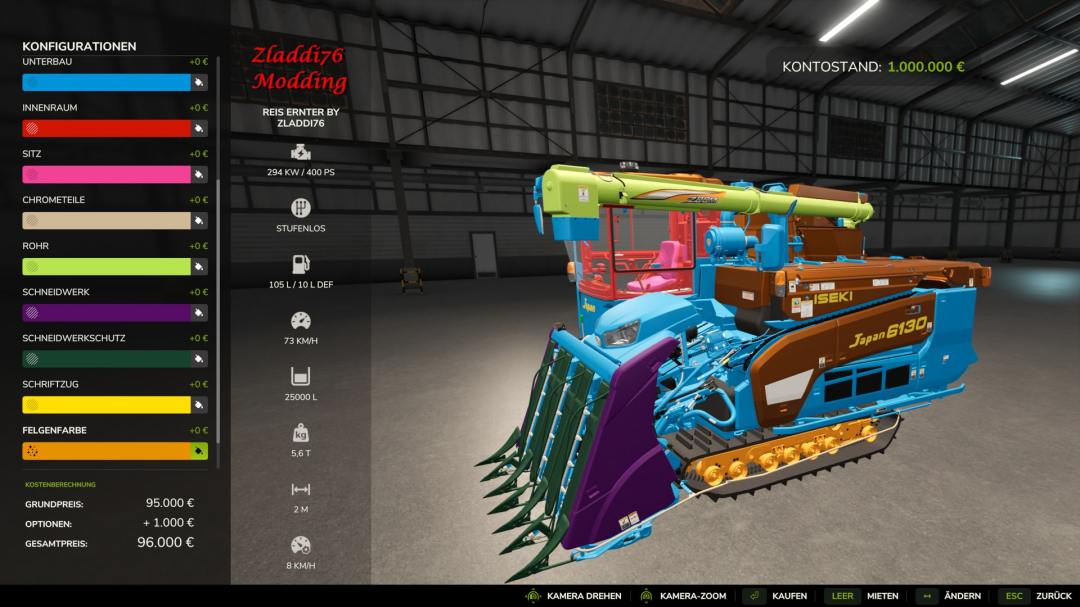 Rice Harvester Multicolor V1.0