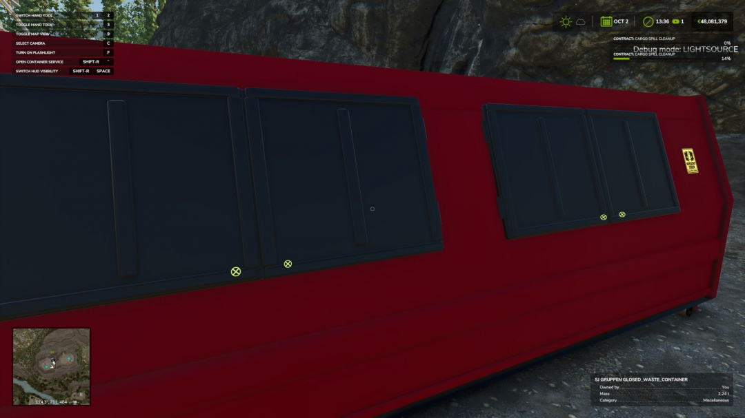 SJ Group Closed Waste HKL Container V1.0