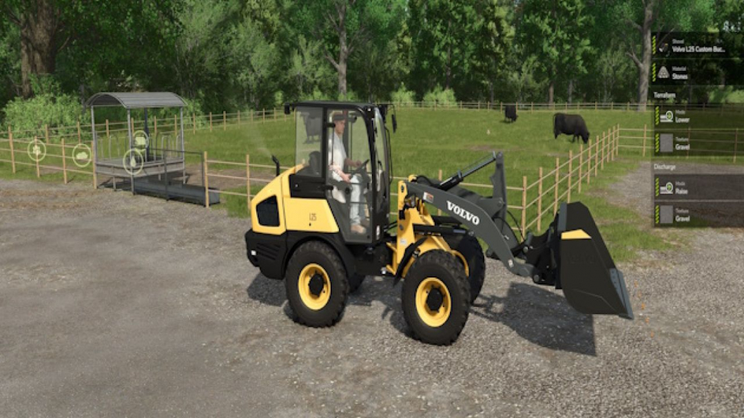 Volvo L25 + Custom Bucket & Forks V1.0