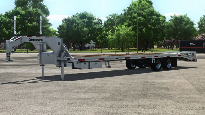 fs25-mods, Diamond C FMAX210 40? Gooseneck Trailer V2.1