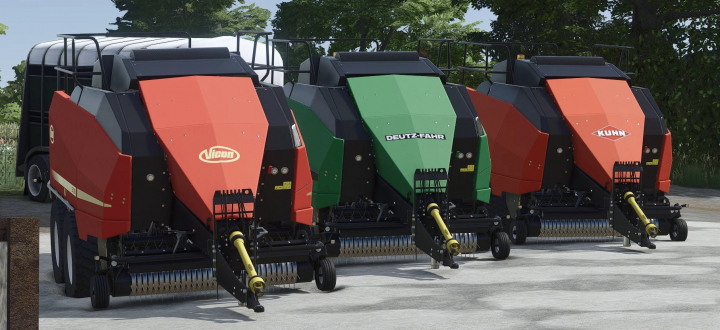 fs25-mods,  Kuhn/Deutz/Vicon Square Baler pack v1.0