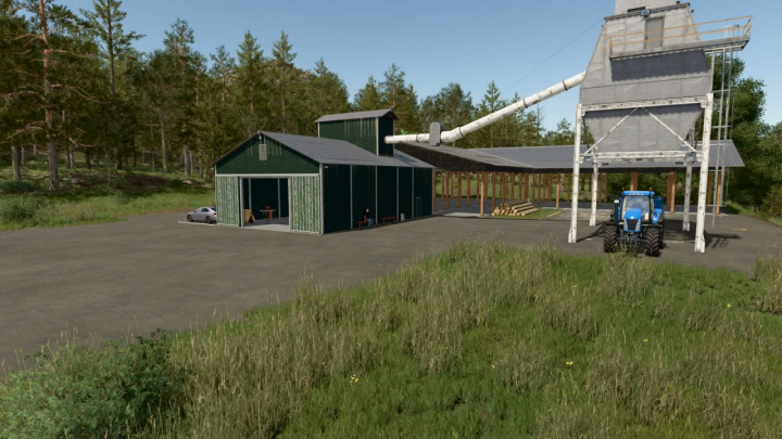 fs25-mods,  OLD SAWMILL – Woodchips Production V1.0