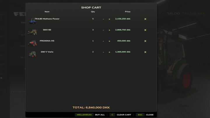 fs25-mods,  Shop Cart V1.0