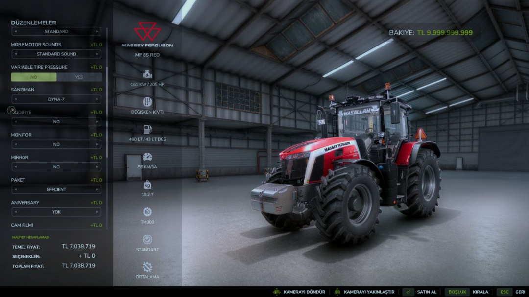 Massey Ferguson 8S Red V1.0