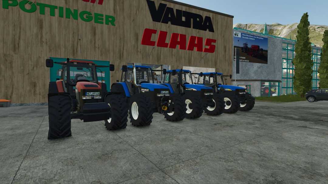 New Holland TM M FORD FIATAGRI Pack v1.0