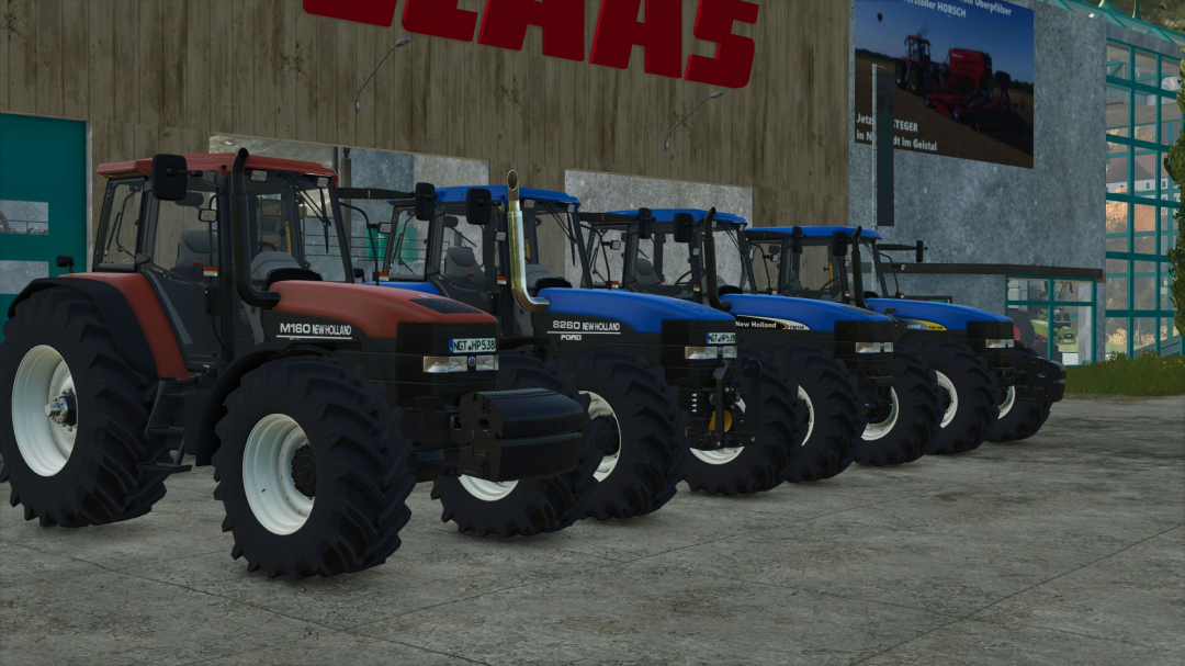 New Holland TM M FORD FIATAGRI Pack v1.0