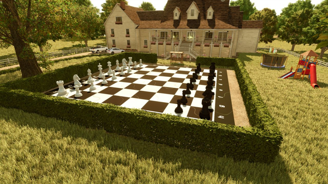 Playable Garden Chess Set V1.0