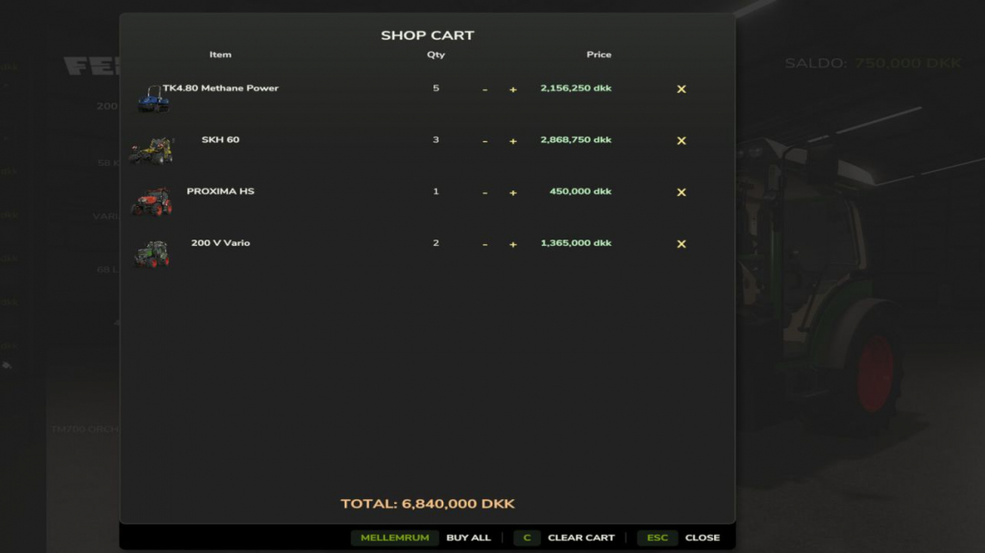 Shop Cart V1.0