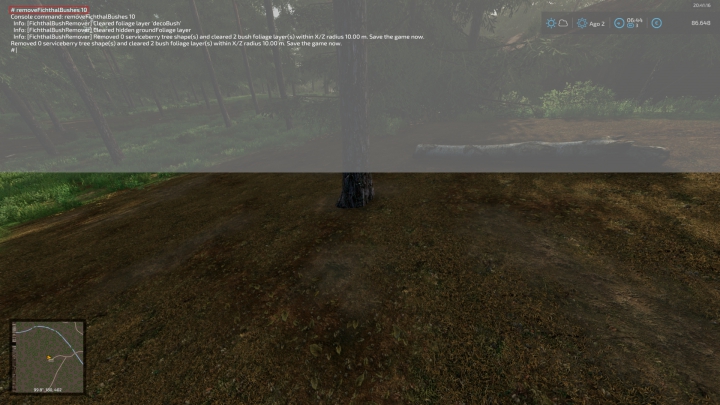 fs22-mods, Fichthal Bush Remover