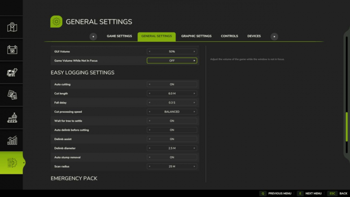 fs25-mods,  Easy Logging V1.0.2