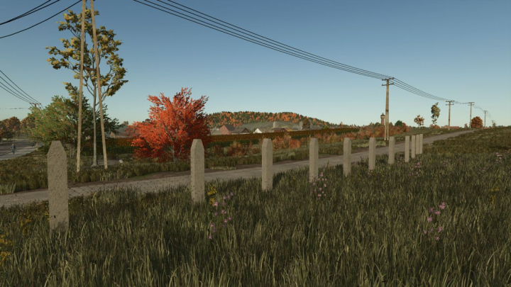 fs25-mods,  Old Concrete Fence V2.0