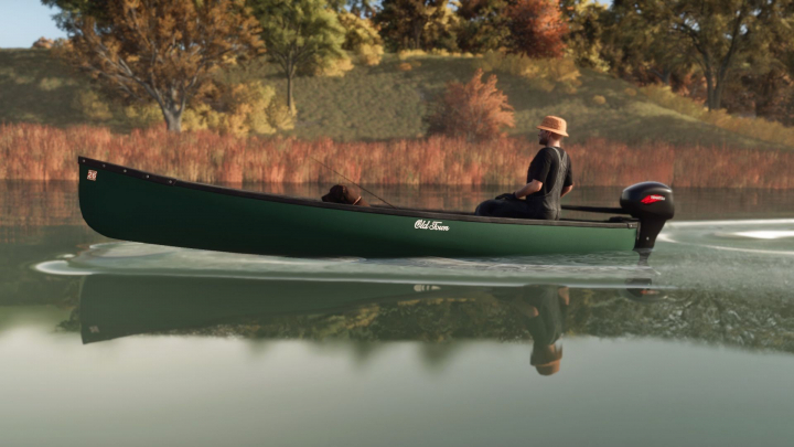 fs25-mods,  Old Town Discovery 15 Ft. Canoe V1.0