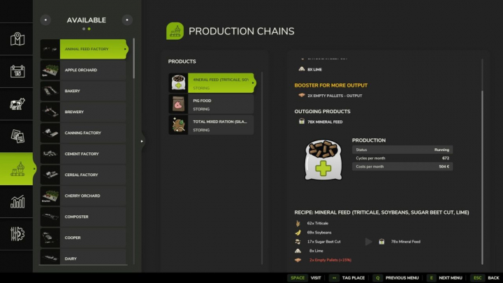fs25-mods, Production Booster System V1.0