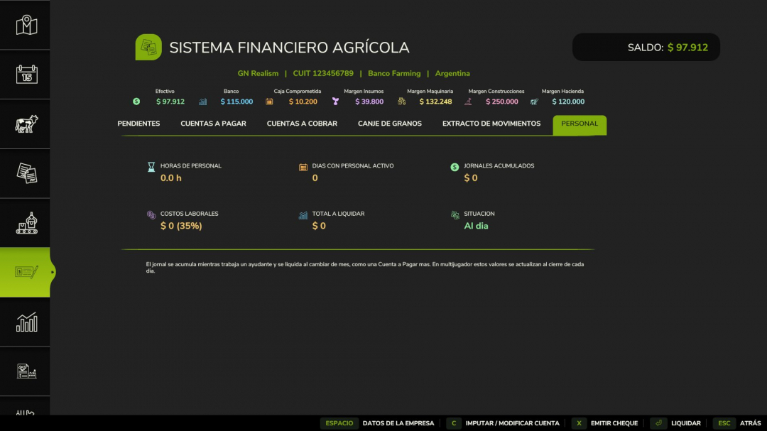 Agricultural Financial System v1.2